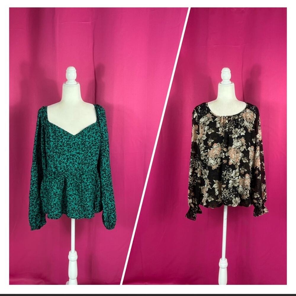 Roz and‎ Ali, Ava and Viv blouse bundle, XL